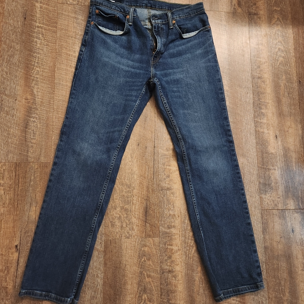 Mens Levi's slim straight jeans 33×32
